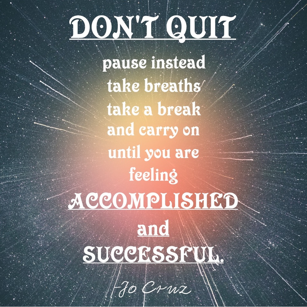 Jo Cruz Custom Magnetic Inspirational Quote 2”x2” for 1PC only Limited in Stock